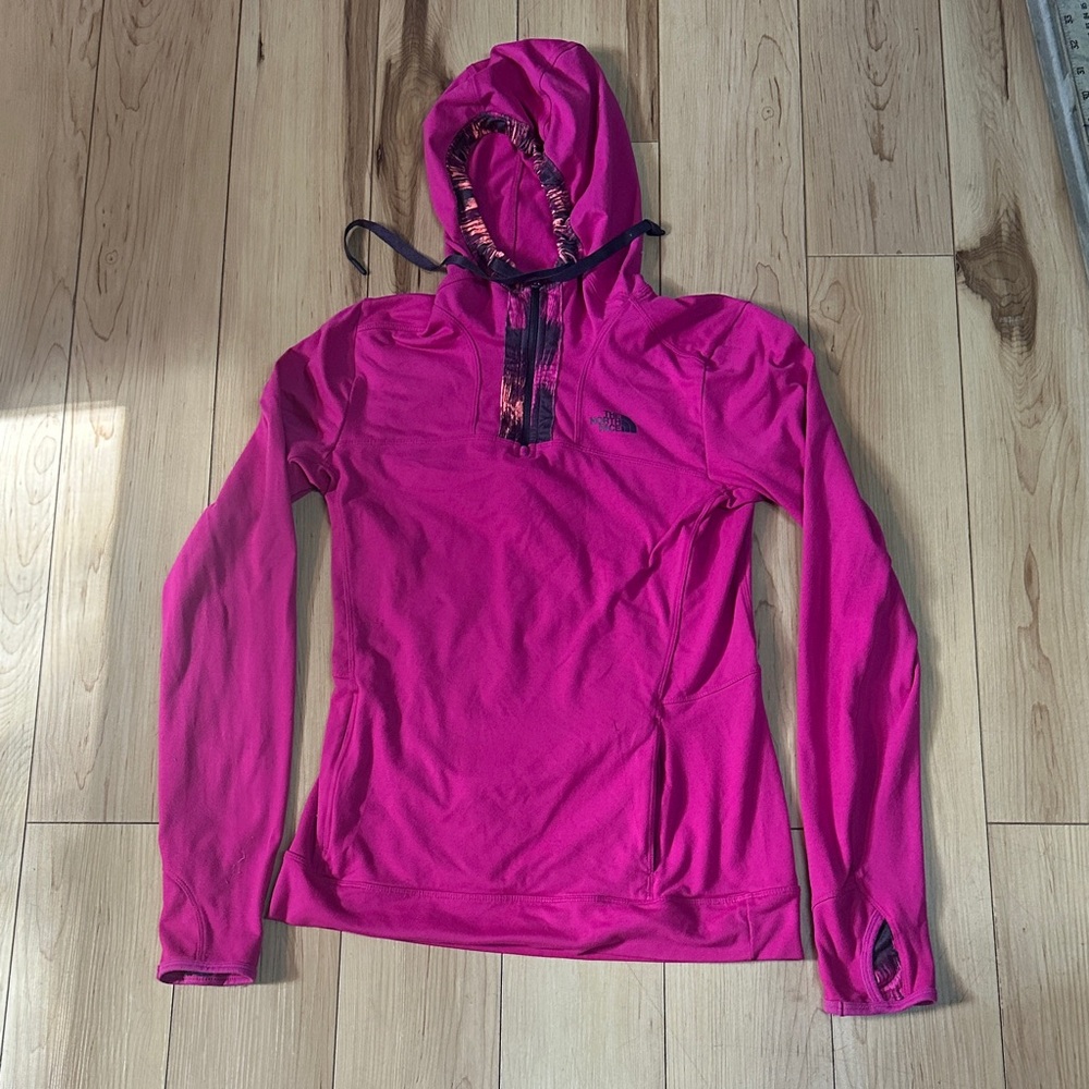 The North Face Pink Hooded Pullover